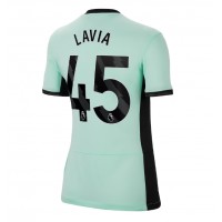 Fotballdrakt Dame Chelsea Romeo Lavia #45 Tredjedrakt 2023-24 Kortermet